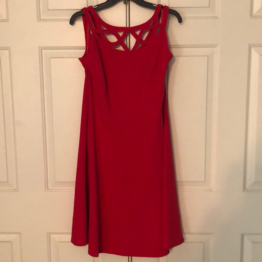Red cocktail dress worn once